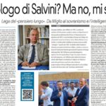 Ideologo di Salvini? Ma no, mi stima