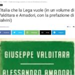 L’Italia che la Lega vuole (in un volume di Valditara e Amadori, con la prefazione di Salvini)